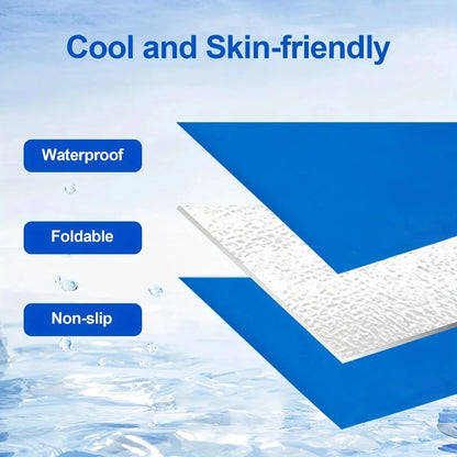 Summer Gel Pet Cooling Bed Mat Wear Resistant Heat Relief Sponge Sleeping Cushion Breathable Cool Pad for Small Medium Dogs Cats